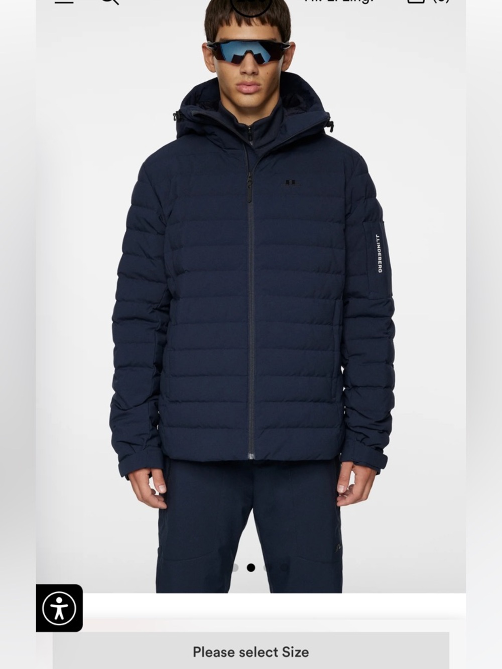 J.Lindeberg Men | Thermic Down Jacket | Black